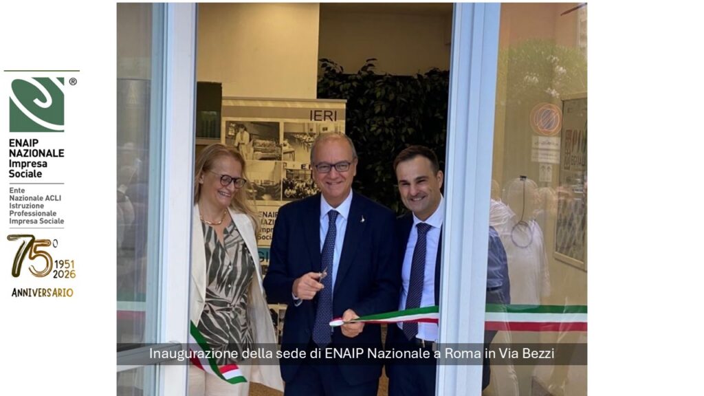 Roma giovedi 2 luglio 2026 ENAIP e il Progetto Educativo